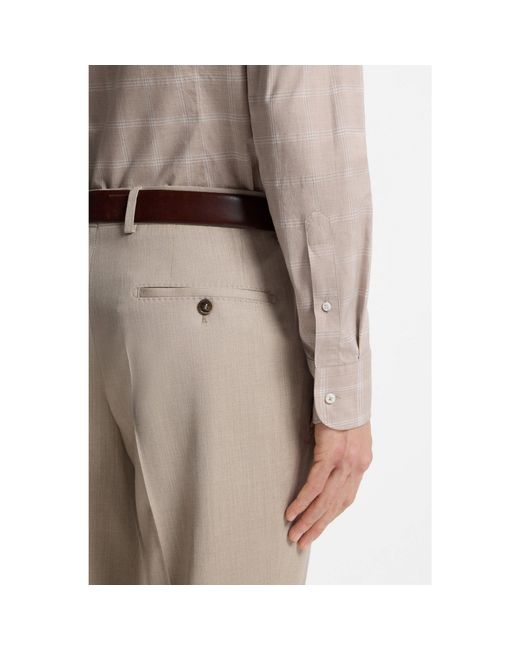 Boss Gray Slim-Fit Shirt for men