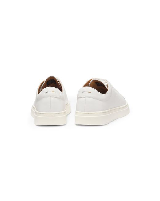 Boss White Low-Top Trainers for men