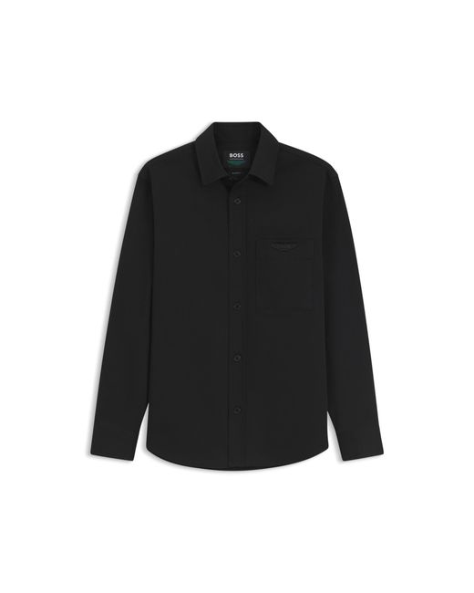 Boss Black X Aston Martin Relaxed-Fit Overshirt for men