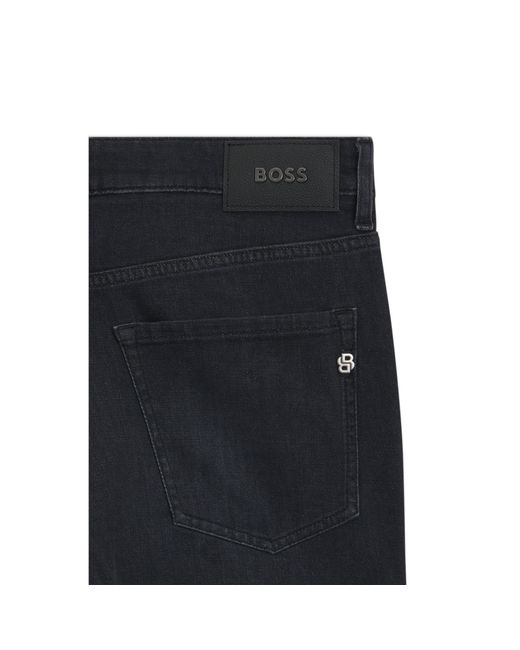 Boss Blue Delaware Slim-Fit Jeans for men