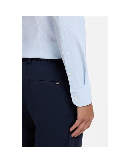 Boss Blue Slim-Fit Shirt for men