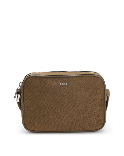 Borsa A Tracolla di Boss in Brown da Uomo