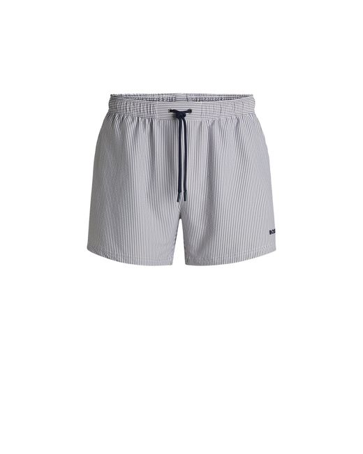 Boss Gray Swim Shorts for men