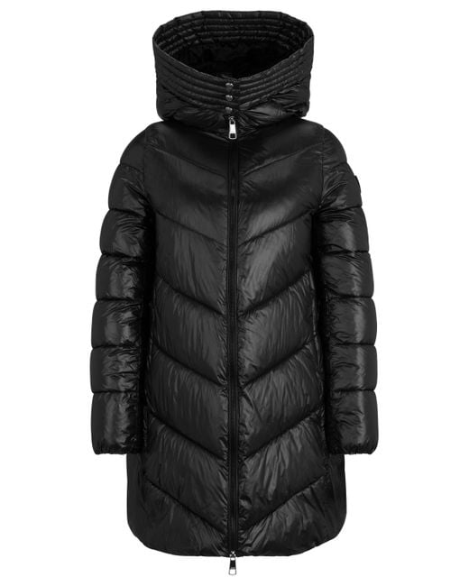 Boss Black Regular-fit Puffer Jacket In Water-repellent Gloss Fabric