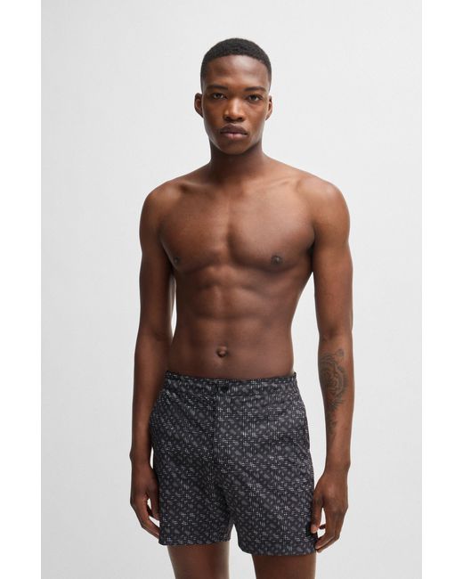 Boss Brown Black Men's Swim Shorts Size M for men