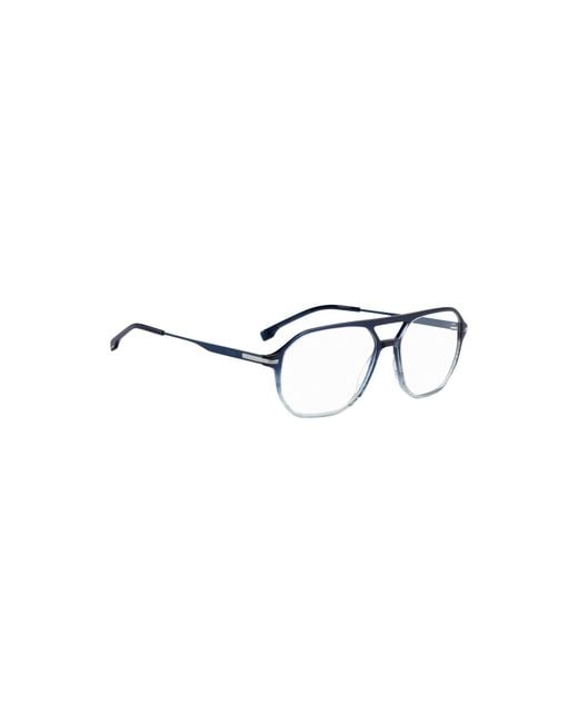 Boss Multicolor Degradé- Optical Frames With-Tone Trims for men