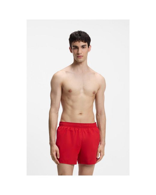 HUGO Red Swim Shorts With Repeat Logos for men