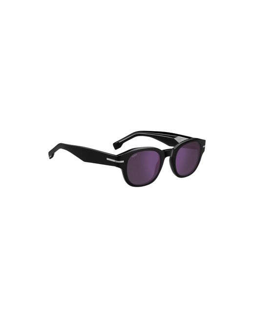 Boss Black Acetate Sunglasses With Lenses for men