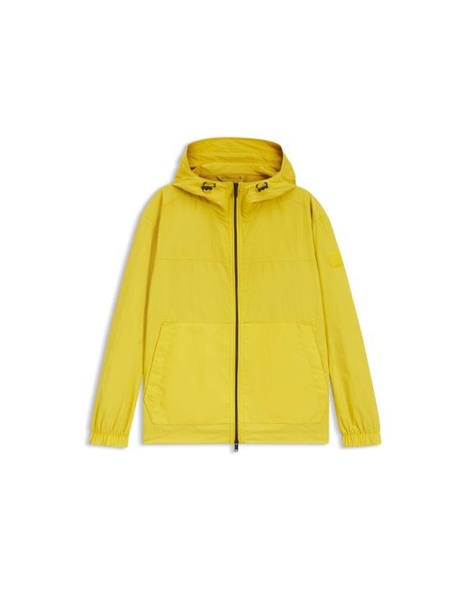 Boss Yellow Regular-Fit Windbreaker for men