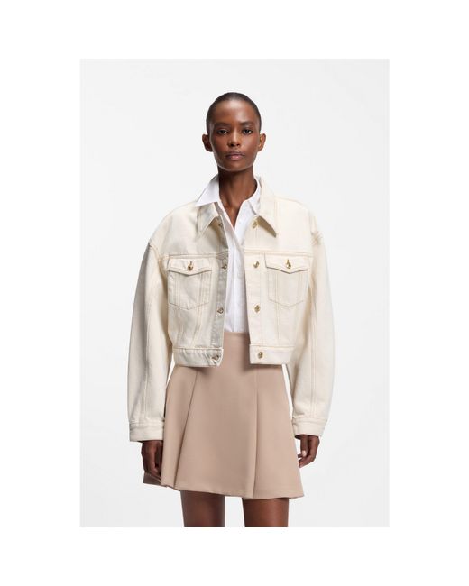 HUGO Natural Relaxed-Fit Jacket