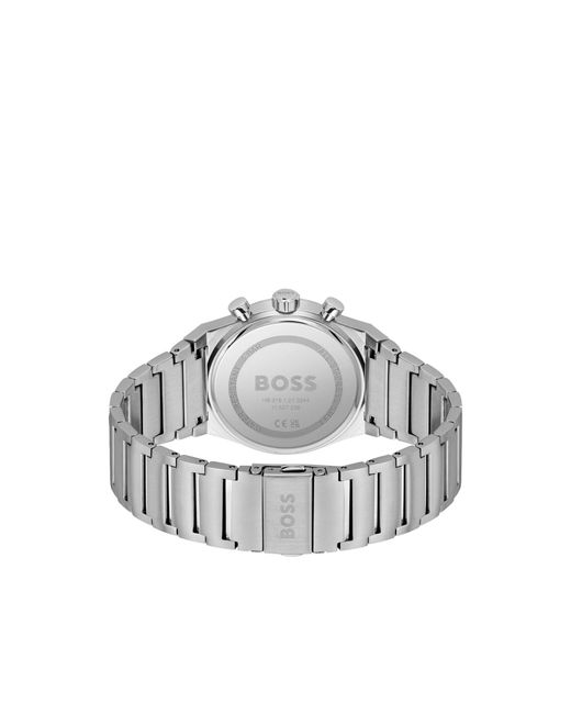 Boss Blue Tone Chronograph Watch With Dial for men