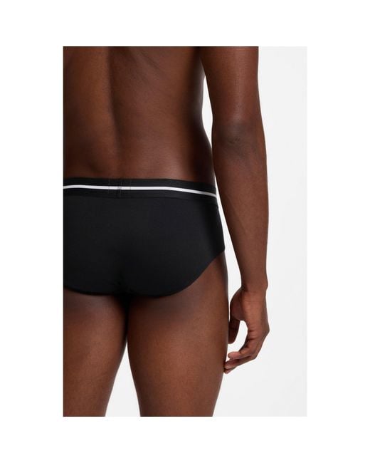 Boss Black Three-Pack Of Stretch-Cotton Trunks for men
