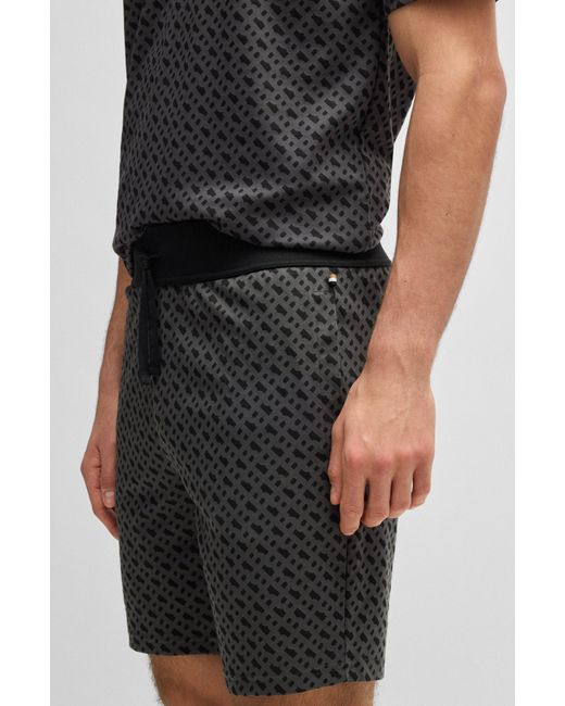 Boss Black Patterned Men's Nightwear Size L for men