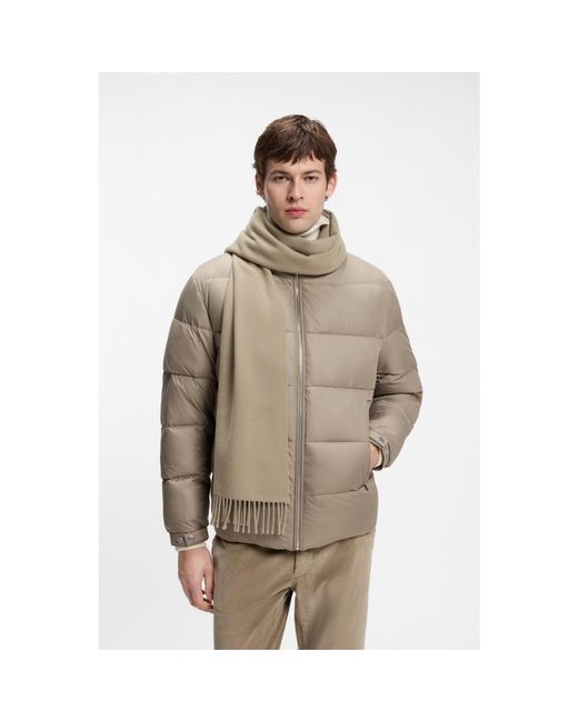 Boss Natural Italian-Made Scarf for men