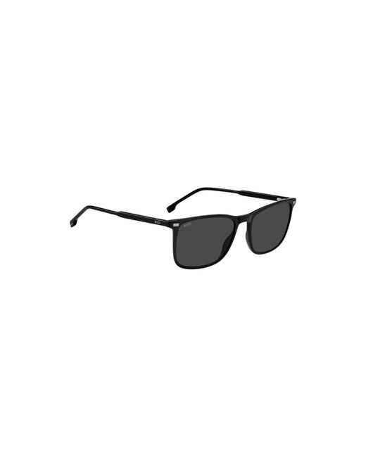 Boss Black Acetate Sunglasses With Temple Logo for men