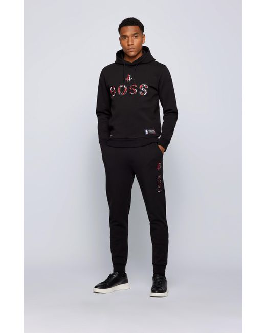 black boss tracksuit
