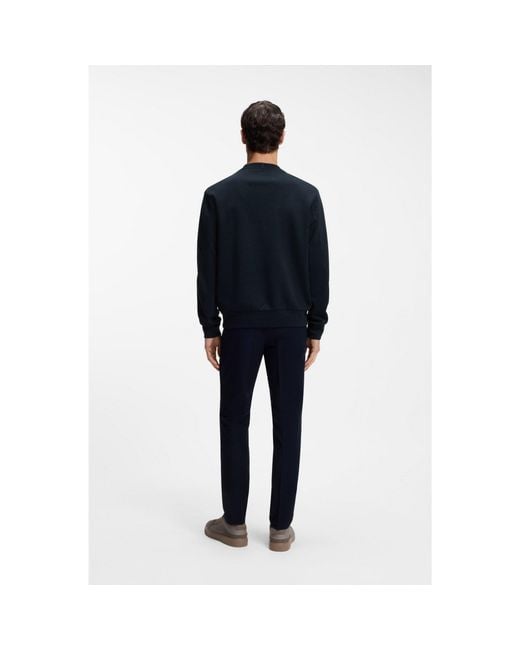 Boss Blue X Aston Martin Sweatshirt With Wing Detail for men