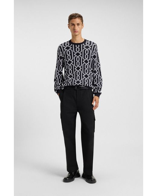 HUGO Black Men's Sweaters Size M for men