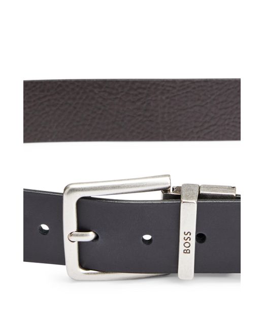 Men's Reversible Italian-leather Belt