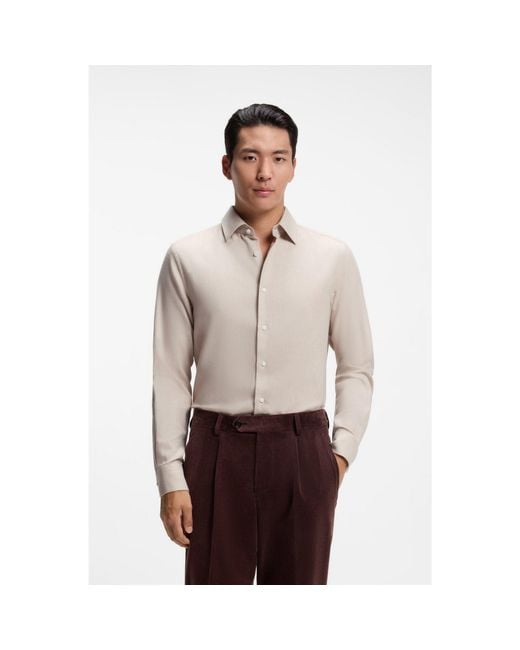 Boss Natural Slim-Fit Shirt for men