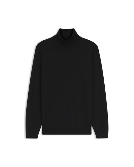Boss Black Slim-fit Rollneck Sweater In Wool for men