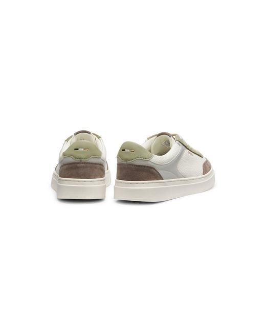 Boss White Cupsole Trainers for men