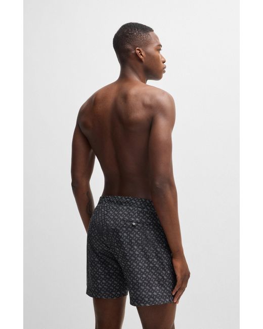 Boss Brown Black Men's Swim Shorts Size M for men