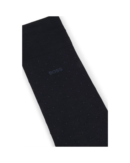 Boss Blue Regular-Length Socks for men