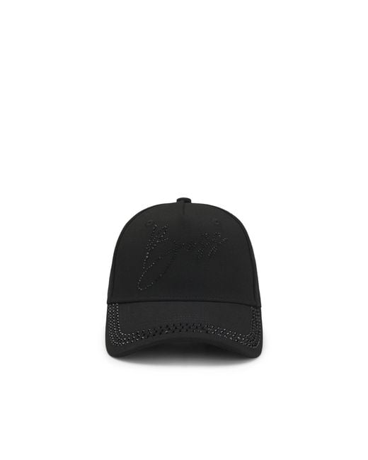 Boss Black Equestrian Cap With Crystal Logo