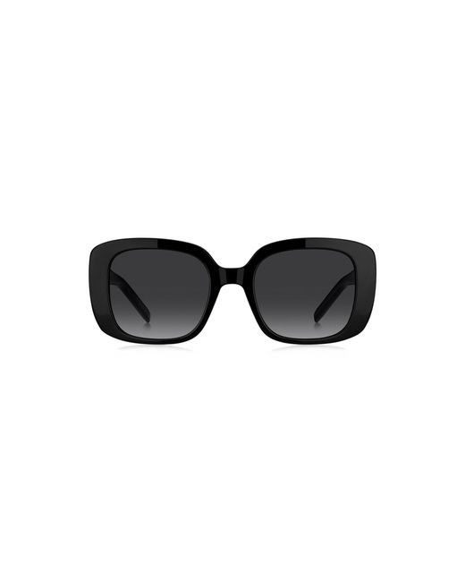 Boss Black Acetate Sunglasses With Double B Monogram