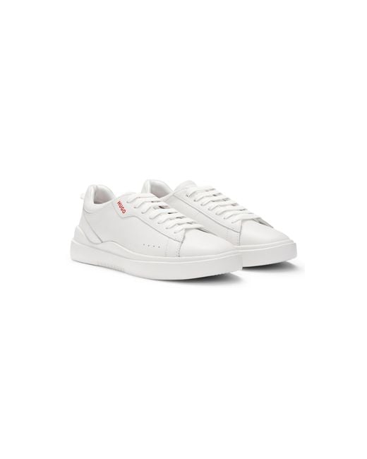 HUGO White Cupsole Trainers
