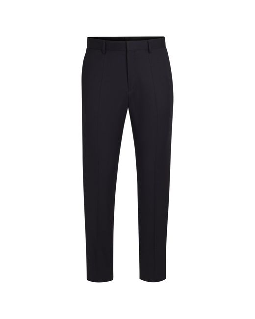 Boss Blue One Regular-Fit Trousers for men