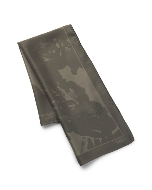 Sciarpa Realizzata di Boss in Gray