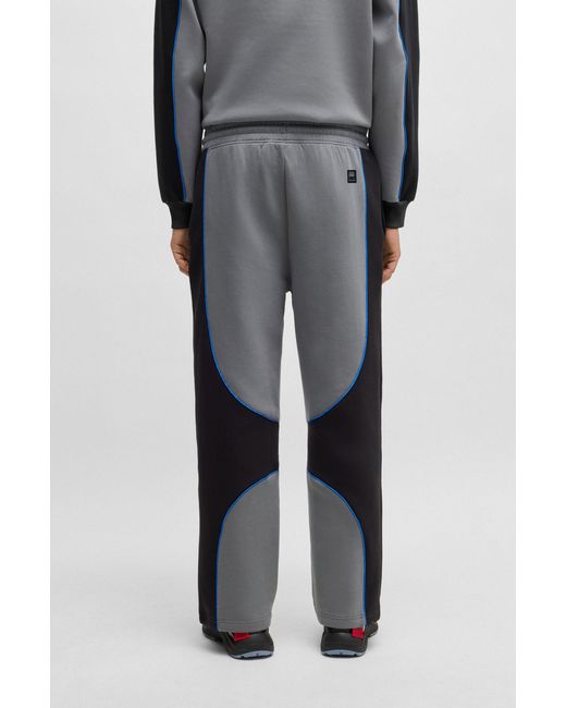 HUGO Black Dark Grey Men's Jogging Pants Size S for men