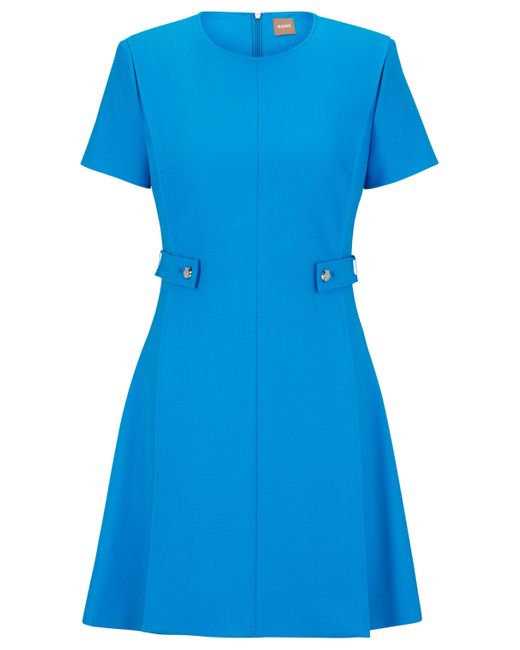 BOSS by HUGO BOSS Business Kleid DESTENA Regular Fit in Blau | Lyst DE