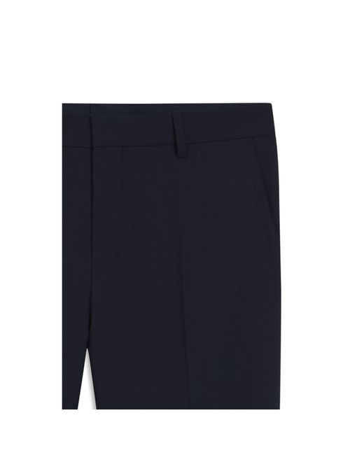 Boss Blue Slim-Fit Trousers for men