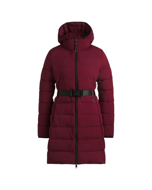 Boss Red Equestrian Water-Repellent Quilted Coat With Side Zips