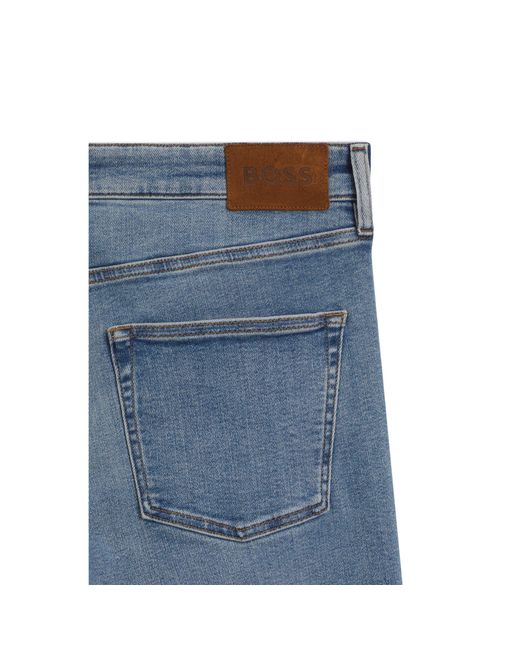 Boss Blue Slim-Fit Jeans for men