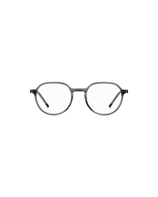 HUGO Metallic Acetate Optical Frames With Metal Temples for men