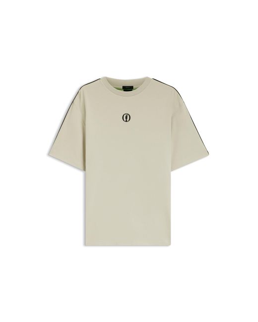 Boss Natural The Open Cotton T-Shirt With Golf Graphic for men