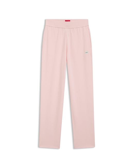 HUGO Pink Tracksuit Bottoms