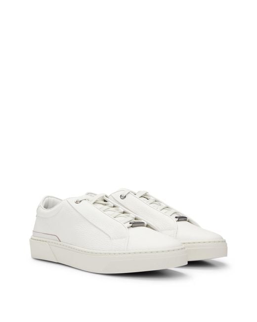 Mens white boss trainers deals