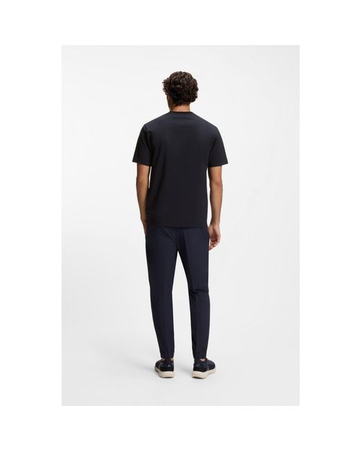 Boss Blue Relaxed-Fit T-Shirt for men