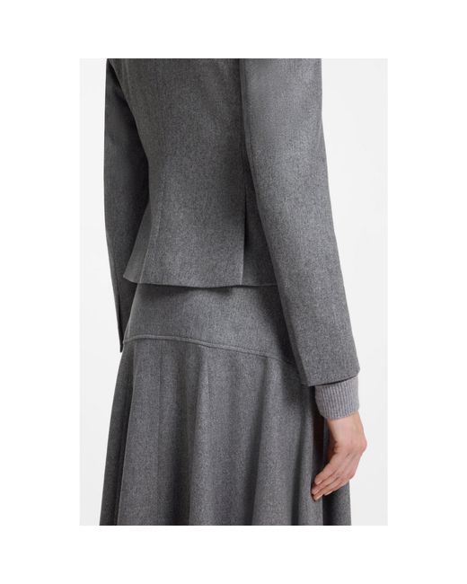 Boss Gray Slim-Fit Blazer