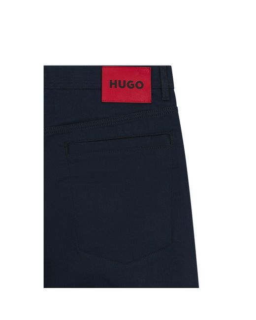 HUGO Blue Relaxed-Fit Jeans for men