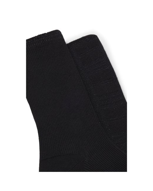 Boss Black Two-Pack Of Short-Length Socks With Sparkling Details