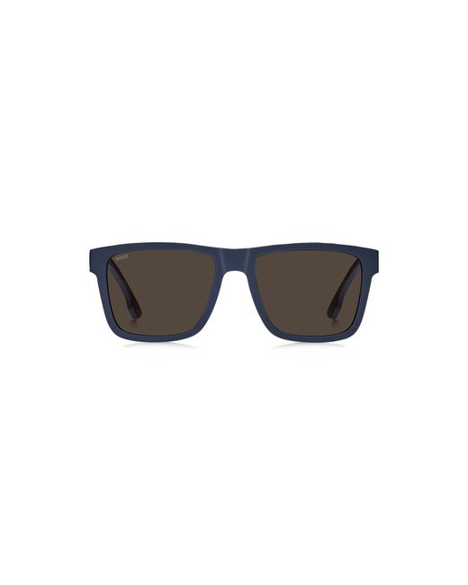 Boss Black Matte- Sunglasses With Logo Insert for men