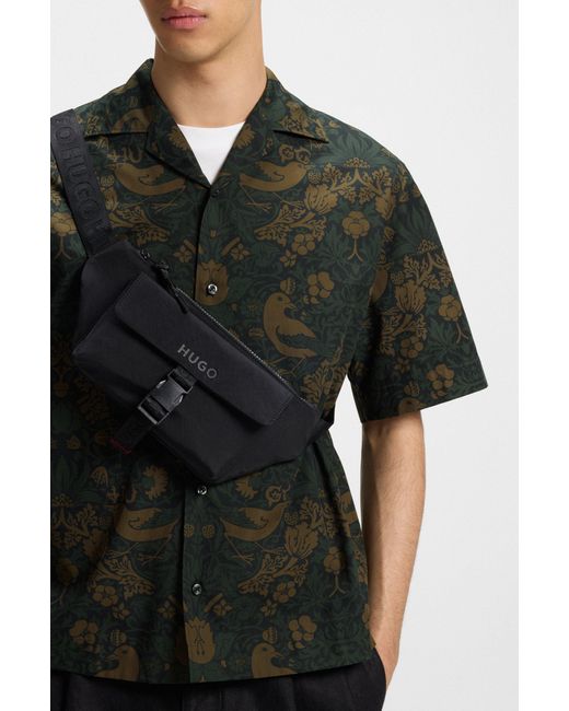 HUGO Black Light Green Men's Casual Shirts Size M for men