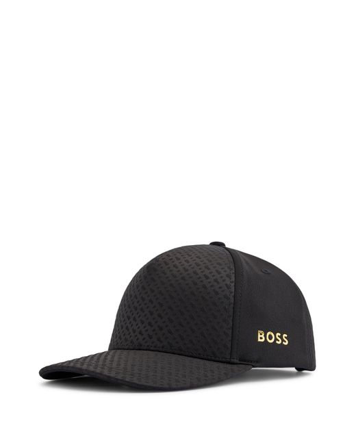 BOSS by Hugo Boss Black Logo Monogram-pattern Cap for men