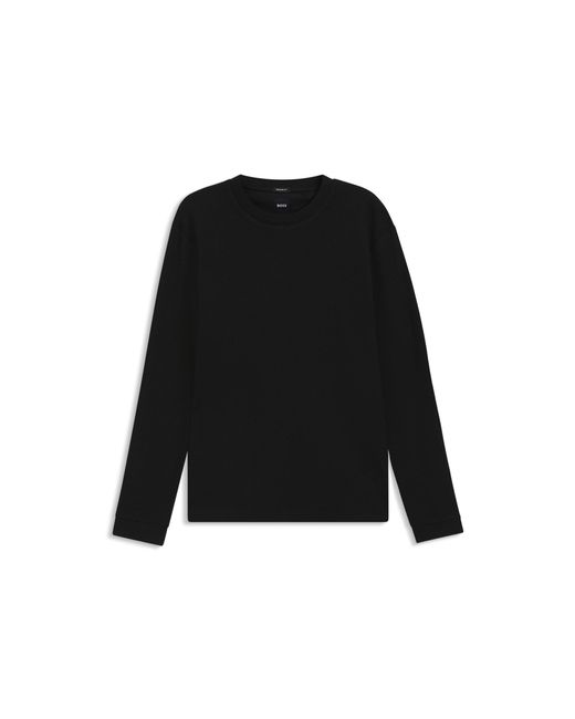 Boss Black Cotton-Jersey T-Shirt With Crew Neck for men
